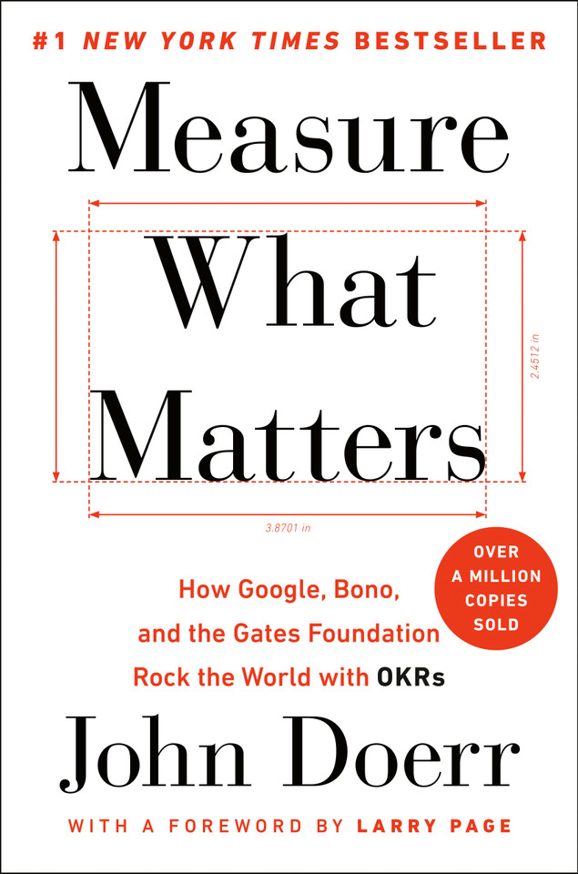 Measure What Matters: How Google, Bono, and the Gates Foundation Rock the World with OKRs book cover by John Doerr