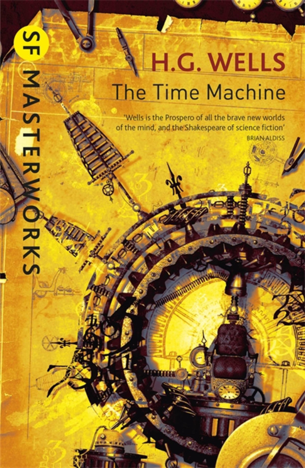 The Time Machine (S.F. MASTERWORKS) book cover by H.G. Wells