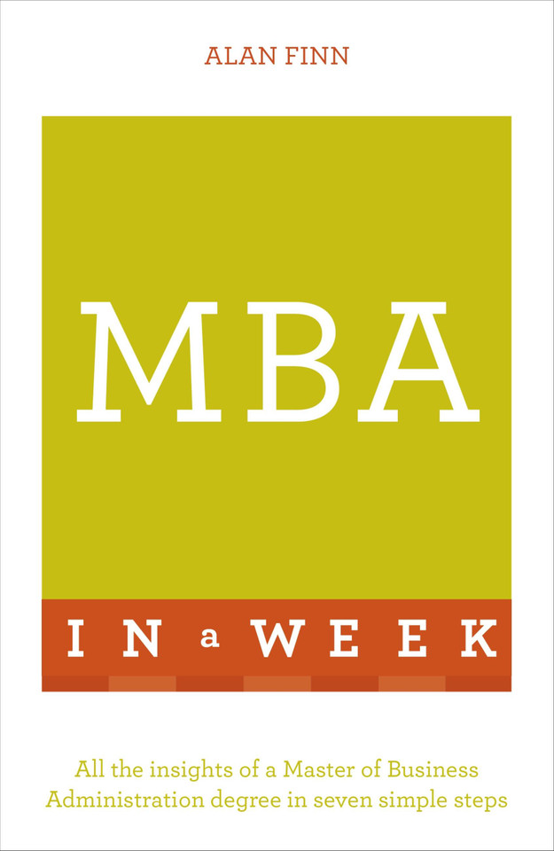 MBA in a Week book cover by Alan Finn