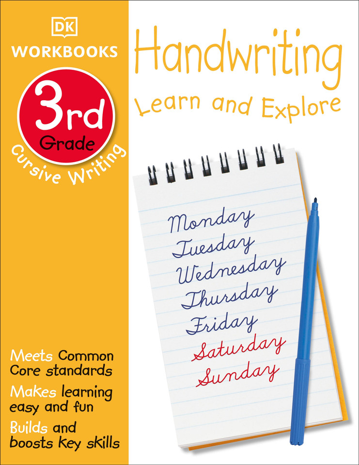 DK Workbooks: Handwriting: Cursive, Third Grade: Learn and Explore (DK Workbooks) book cover by DK