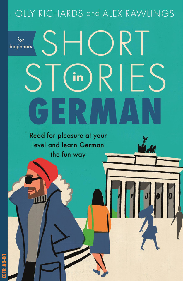 Short Stories in German for Beginners book cover by Olly Richards