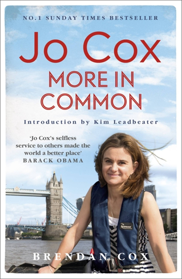 Jo Cox: More in common book cover by Brendan Cox