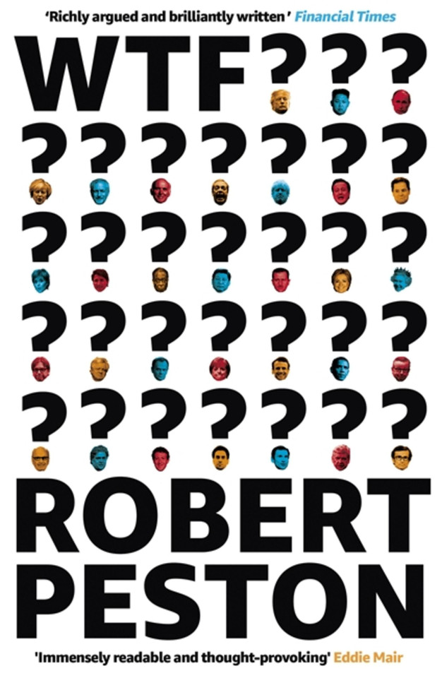 WTF? book cover by Robert Peston