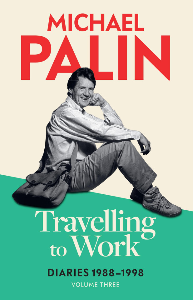 Travelling to Work: Diaries 1988–1998 book cover by Michael Palin