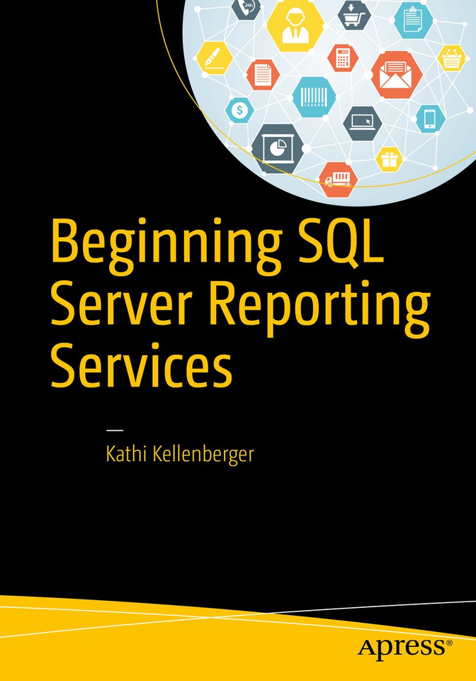 Beginning SQL Server Reporting Services book cover by Kathi Kellenberger