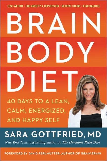 Brain Body Diet: 40 Days to a Lean, Calm, Energized, and Happy Self book cover by Sara Szal Gottfried, M.D.