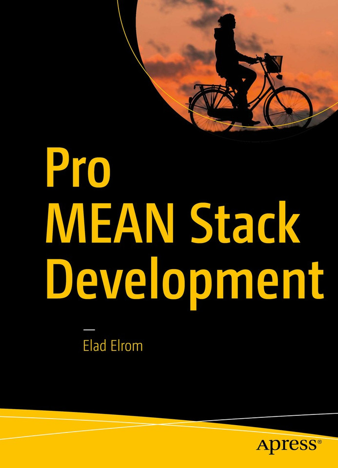 Pro MEAN Stack Development book cover by Elad Elrom