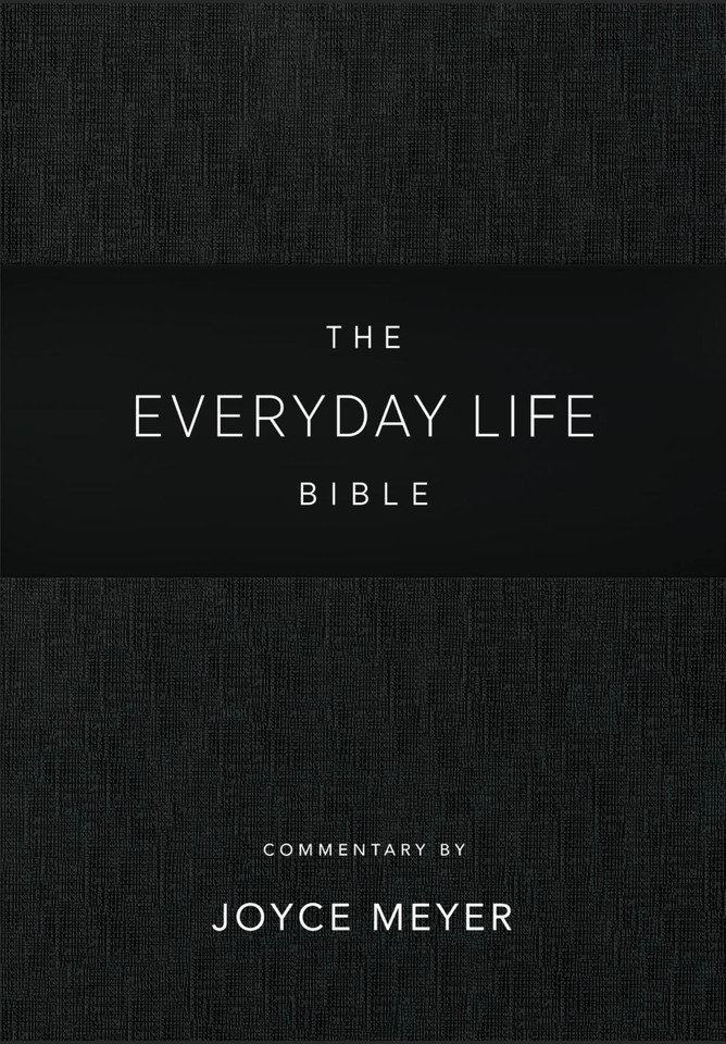 Everyday Life Bible: Black LeatherLuxe®: The Power of God's Word for Everyday Living book cover by Joyce Meyer