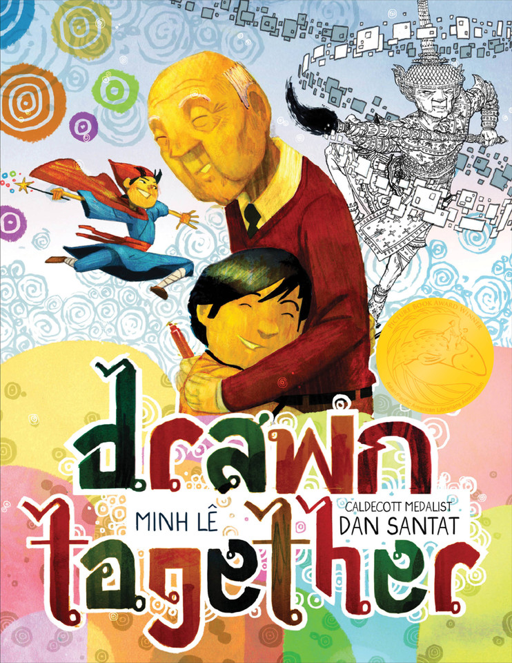 Drawn Together book cover by Minh Lê
