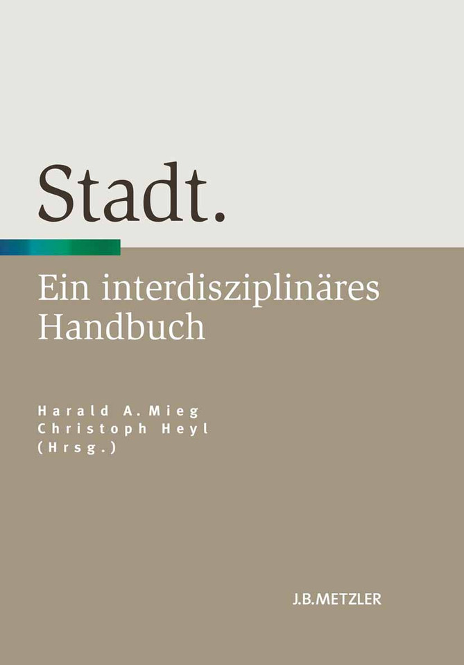 Stadt: Ein interdisziplinäres Handbuch book cover by 