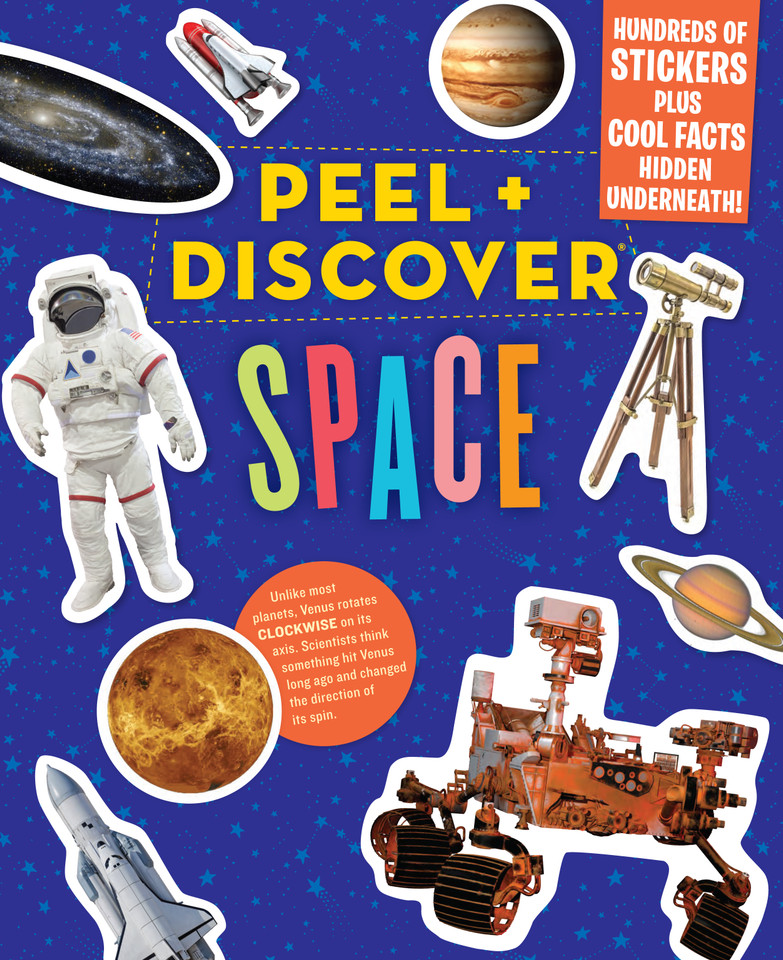 Peel + Discover: Space (Peel + Discover) book cover by Workman Publishing