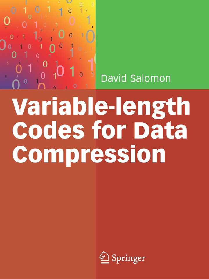 Variable-length Codes for Data Compression book cover by David Salomon