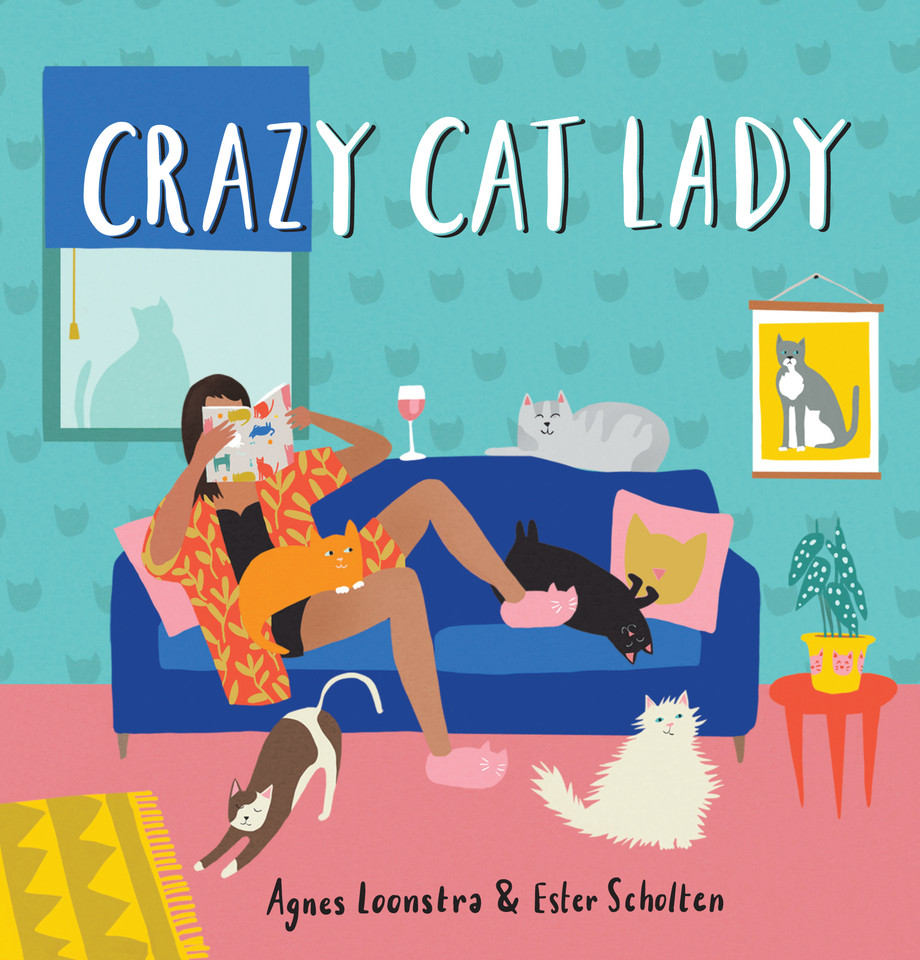 Crazy Cat Lady book cover by Ester Scholten