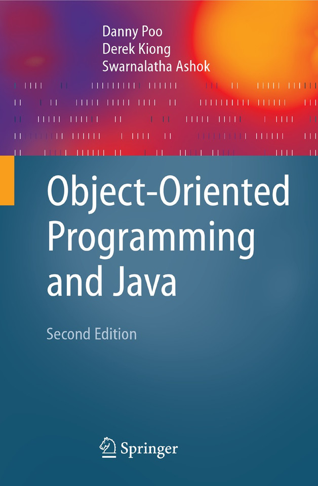 Object-Oriented Programming and Java book cover by Danny Poo, Derek Kiong, Swarnalatha Ashok
