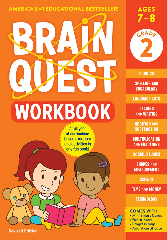 Brain Quest Workbook: 2nd Grade Revised Edition (Brain Quest Workbooks) book cover by Workman Publishing
