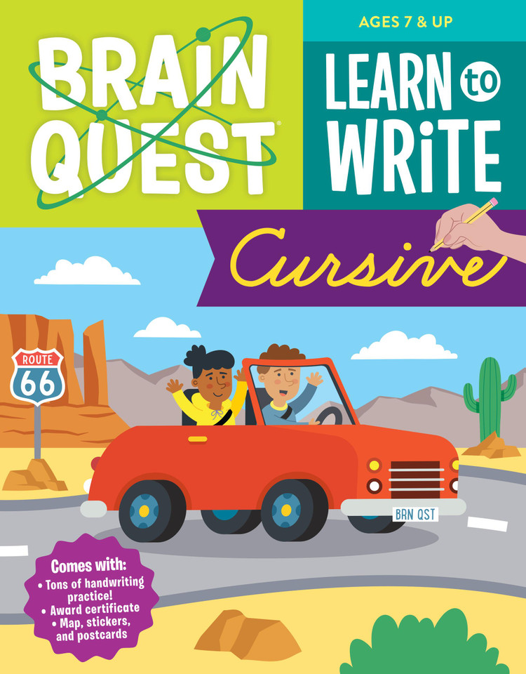 Brain Quest Learn to Write Cursive (Brain Quest) book cover by Workman Publishing