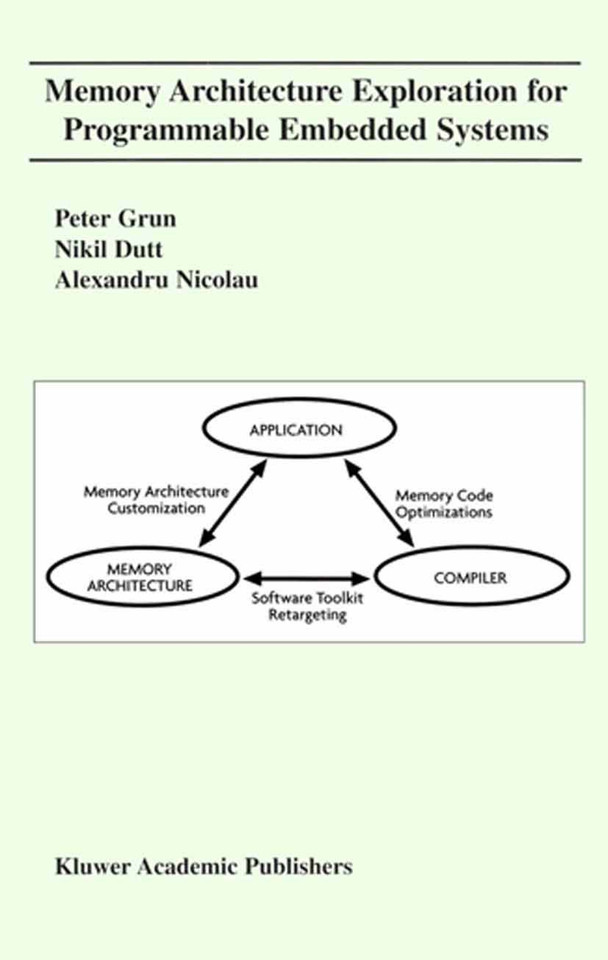 Memory Architecture Exploration for Programmable Embedded Systems book cover by Peter Grun, Nikil D. Dutt, Alexandru Nicolau
