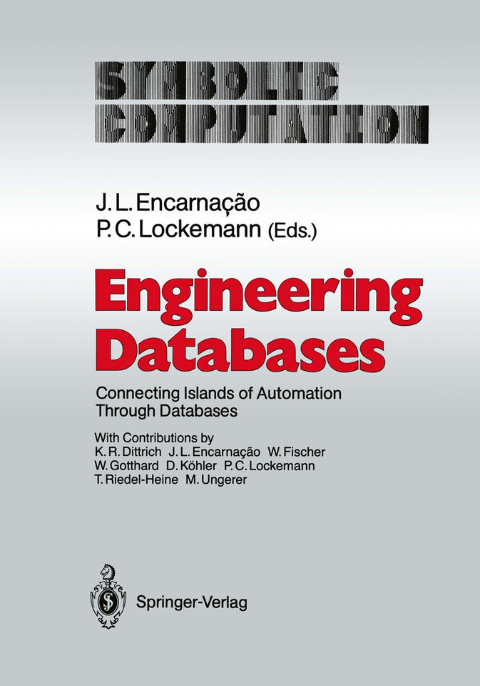 Engineering Databases: Connecting Islands of Automation Through Databases (Symbolic Computation) book cover by 