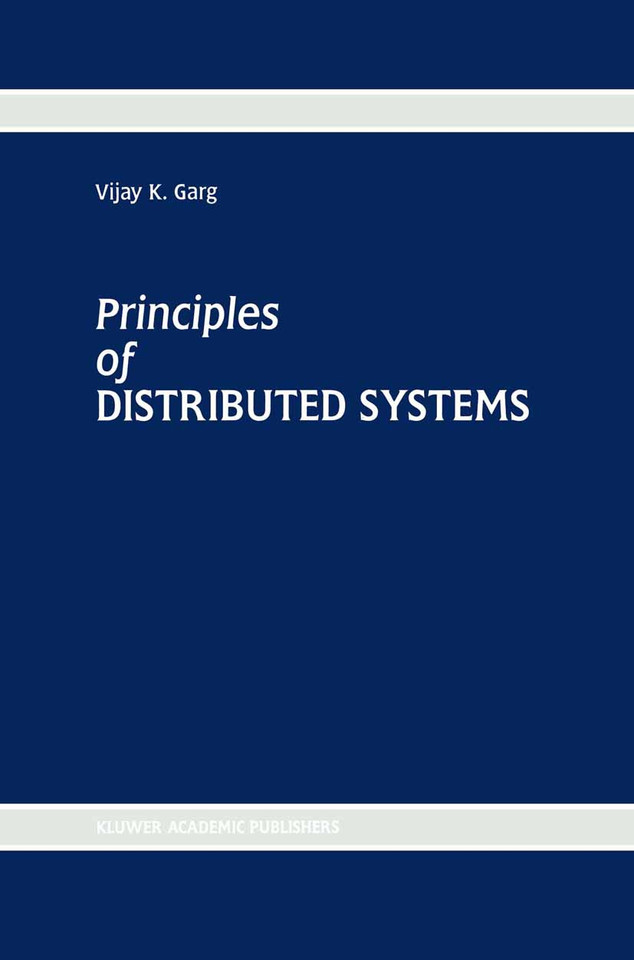 Principles of Distributed Systems book cover by Vijay K. Garg