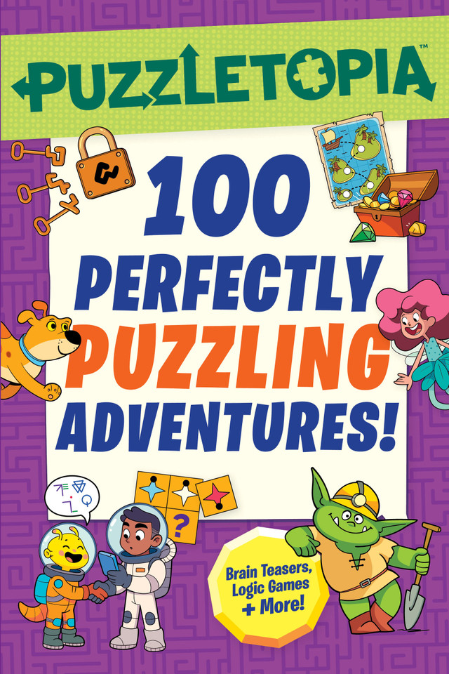 Puzzletopia: 100 Perfectly Puzzling Adventures! (Puzzletopia #1) book cover by Workman Publishing