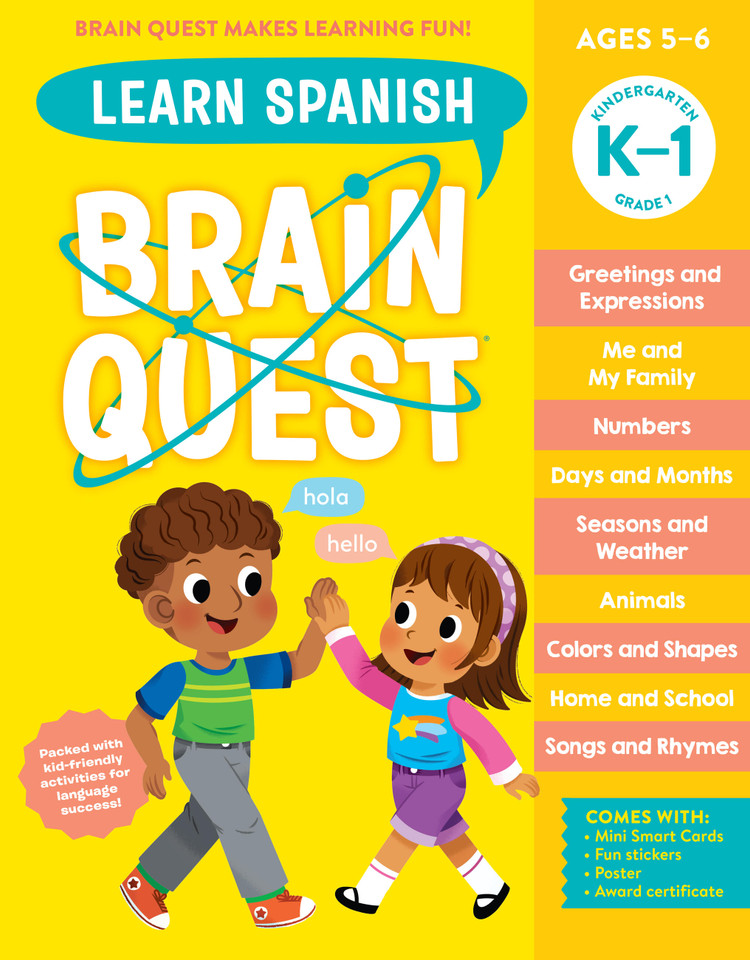Brain Quest Workbook: Learn Spanish (Brain Quest Workbooks) book cover by Workman Publishing