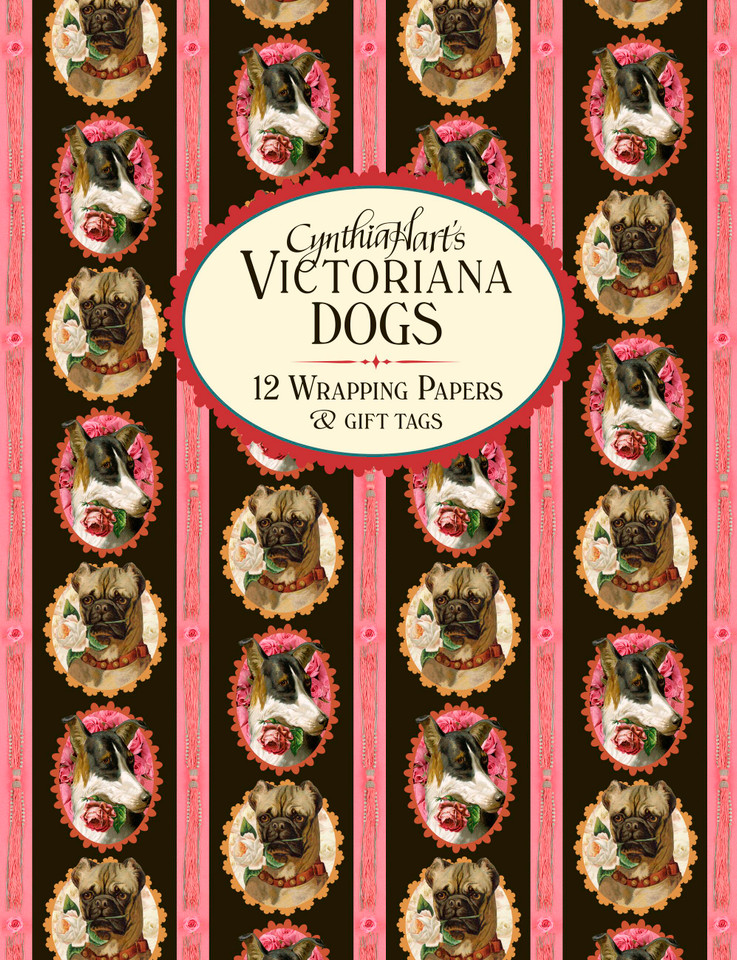 Cynthia Hart's Victoriana Dogs: 12 Wrapping Papers and Gift Tags (Wrapping Paper) book cover by Cynthia Hart