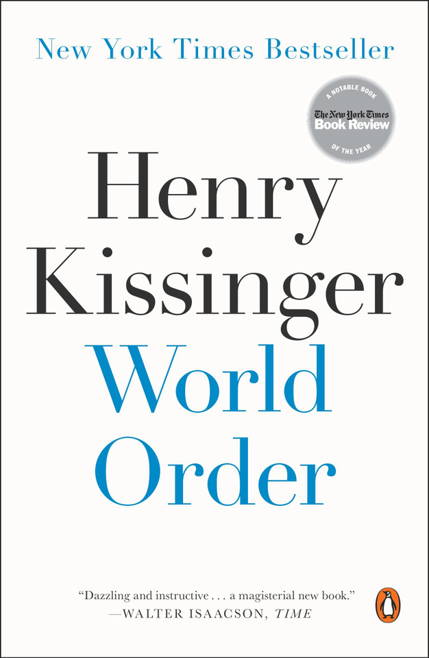 World Order book cover by Henry Kissinger