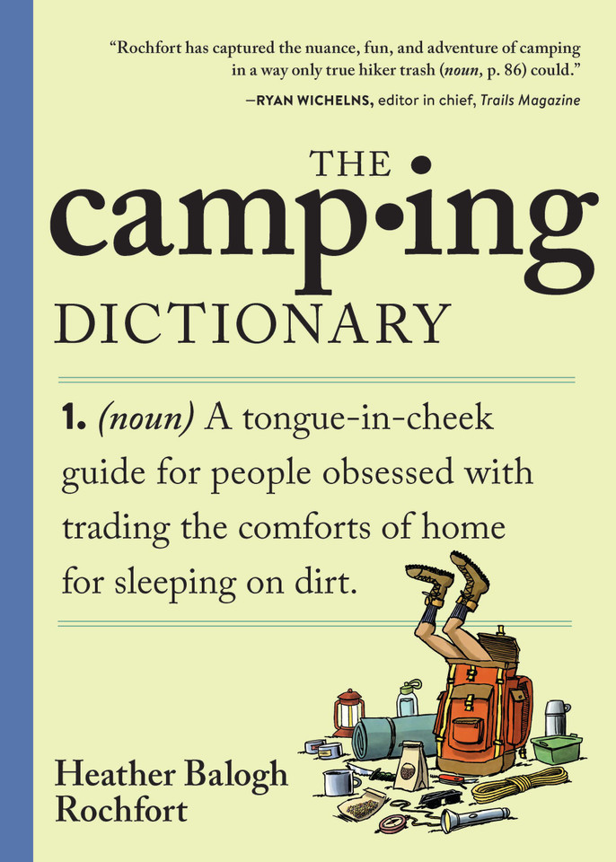 The Camping Dictionary book cover by Heather Balogh Rochfort