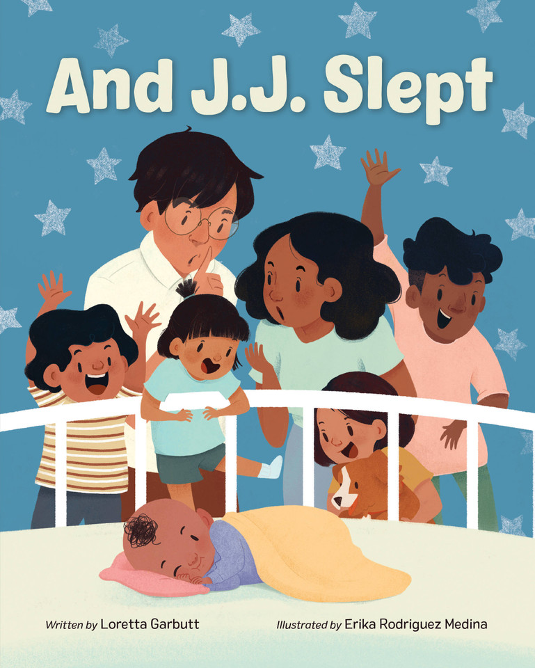 And J.J. Slept book cover by Loretta Garbutt