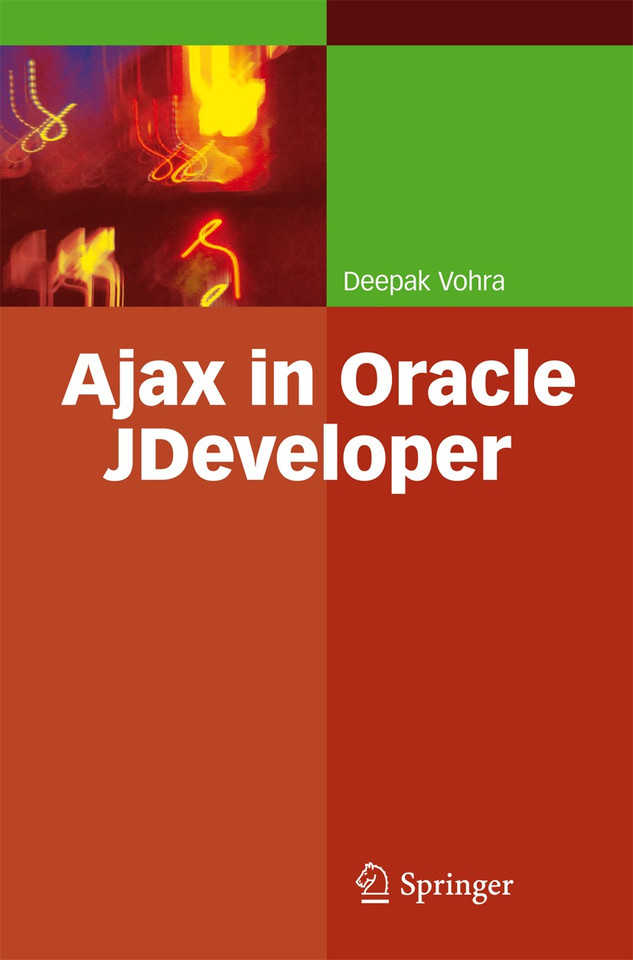 Ajax in Oracle JDeveloper book cover by Deepak Vohra