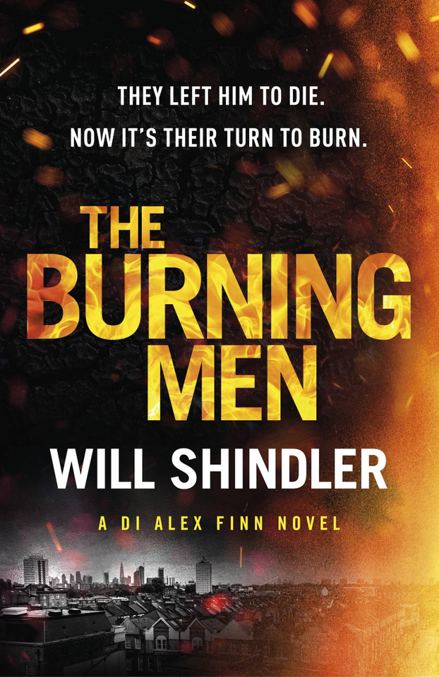 The Burning Men (DI Alex Finn) book cover by Will Shindler