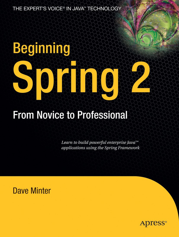 Beginning Spring 2: From Novice to Professional book cover by Dave Minter