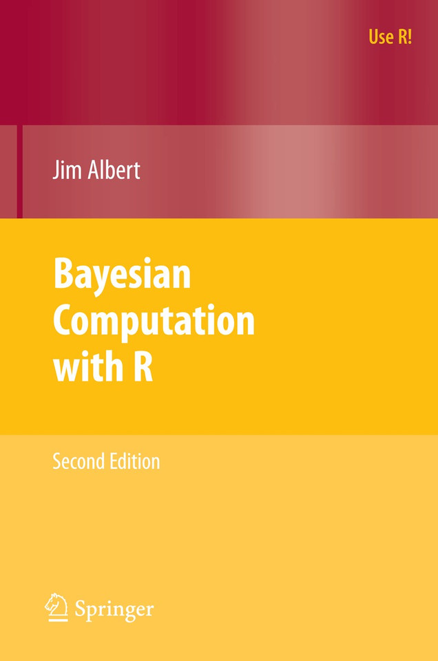 Bayesian Computation with R (Use R!) book cover by Jim Albert