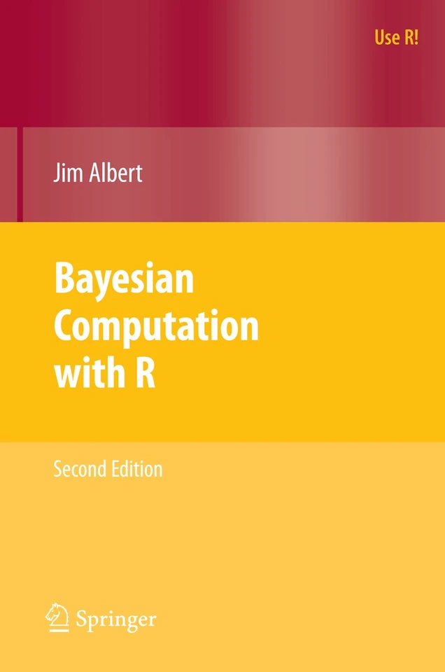 Bayesian Computation with R (Use R!) book cover by Jim Albert