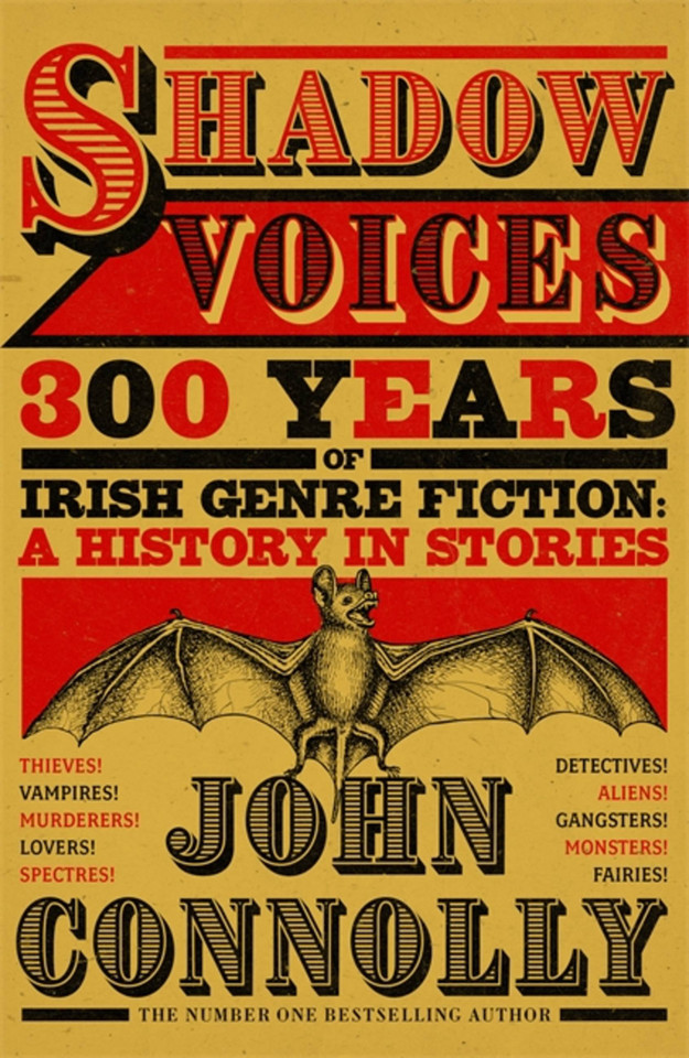 Shadow Voices: 300 Years of Irish Genre Fiction: A History in Stories book cover by John Connolly