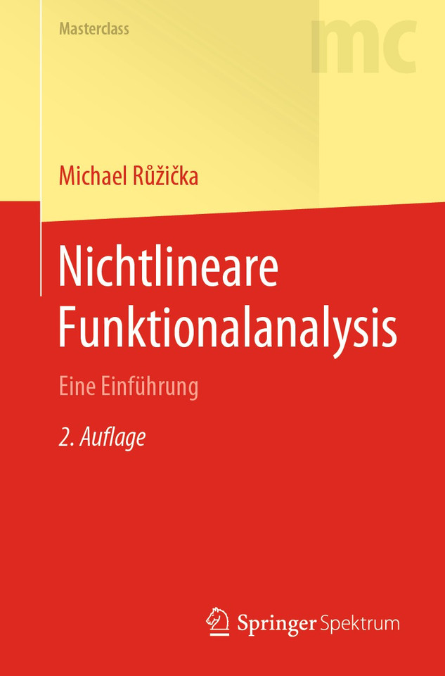 Nichtlineare Funktionalanalysis: Eine Einführung (Masterclass) book cover by Michael Růžička