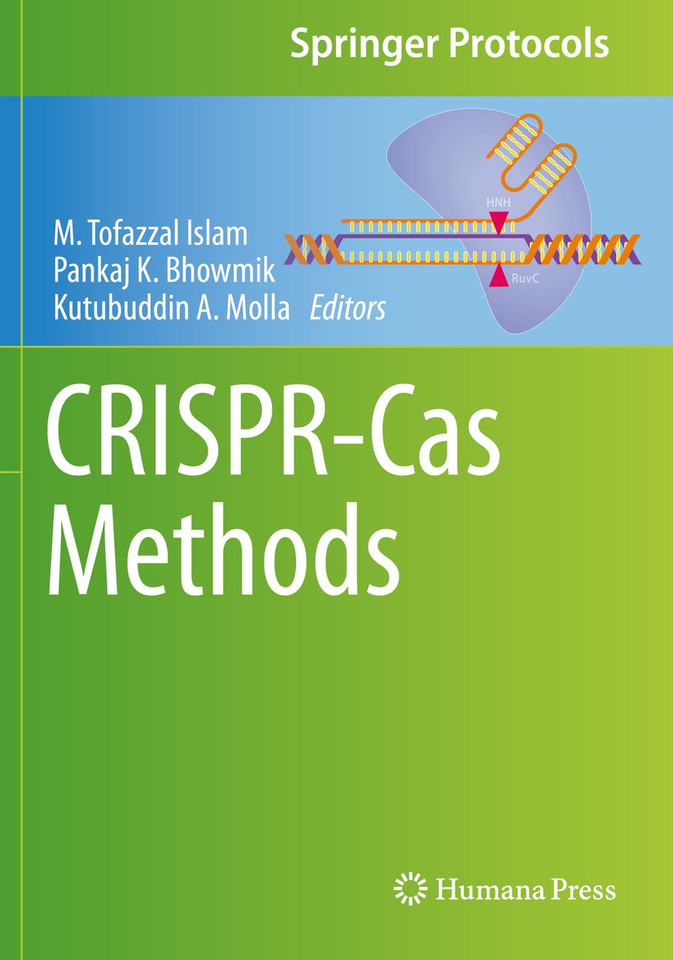 CRISPR-Cas Methods (Springer Protocols Handbooks) book cover by 
