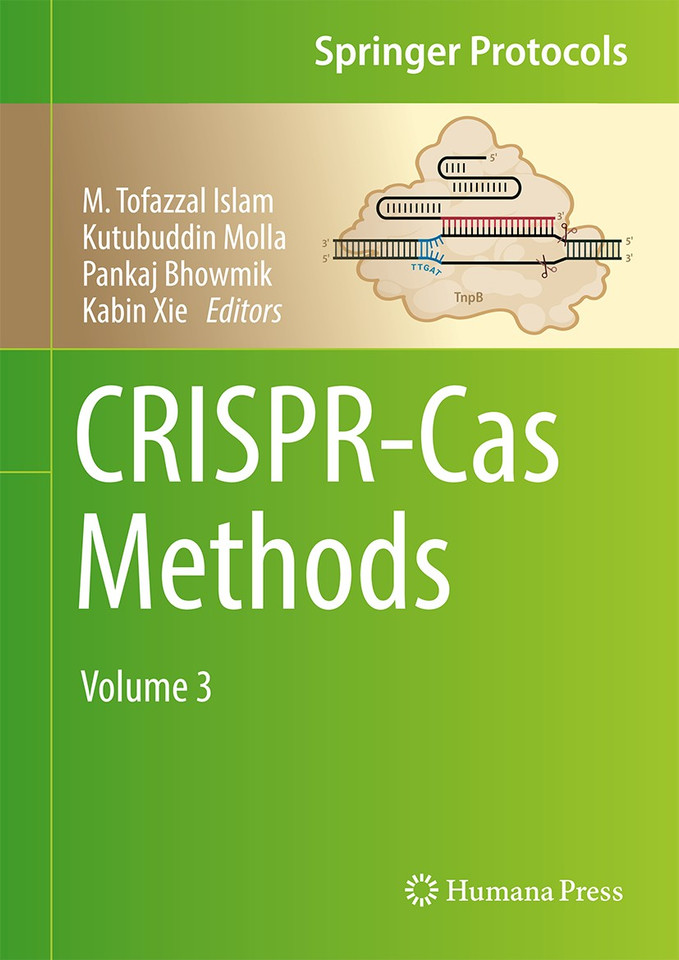 CRISPR-Cas Methods: Volume 3 (Springer Protocols Handbooks) book cover by 