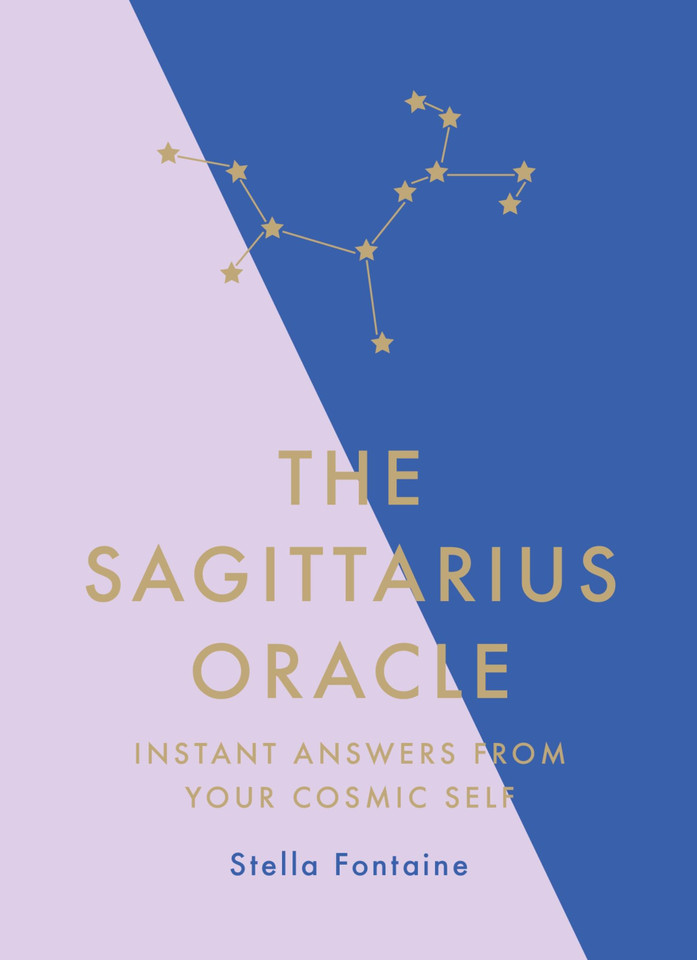 The Sagittarius Oracle: Instant Answers from Your Cosmic Self book cover by Stella Fontaine