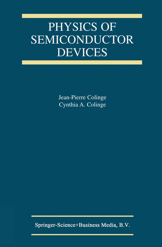 Physics of Semiconductor Devices book cover by J.-P. Colinge, C.A. Colinge
