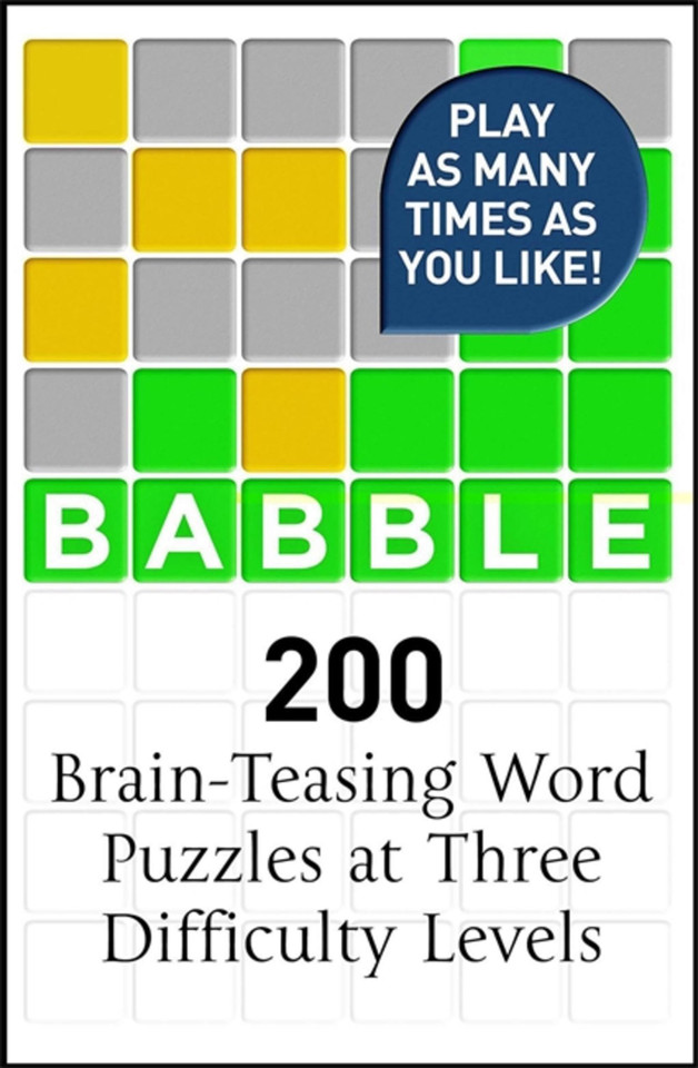 Babble: 200 Puzzles Inspired by Wordle book cover by Babble