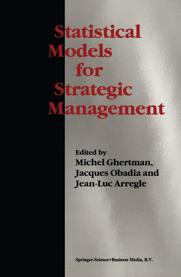Statistical Models for Strategic Management book cover by 