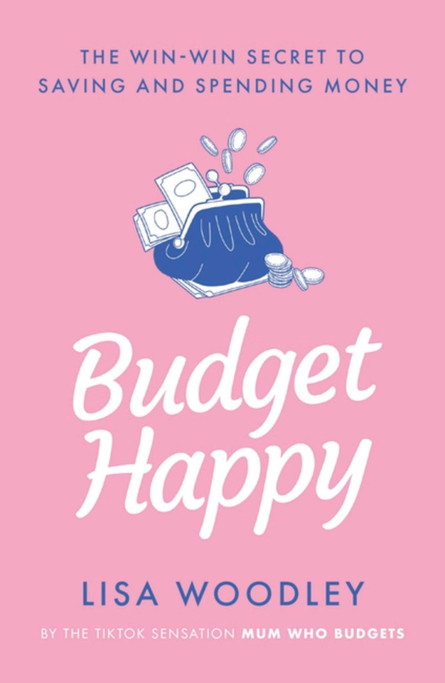 Budget Happy book cover by Lisa Woodley