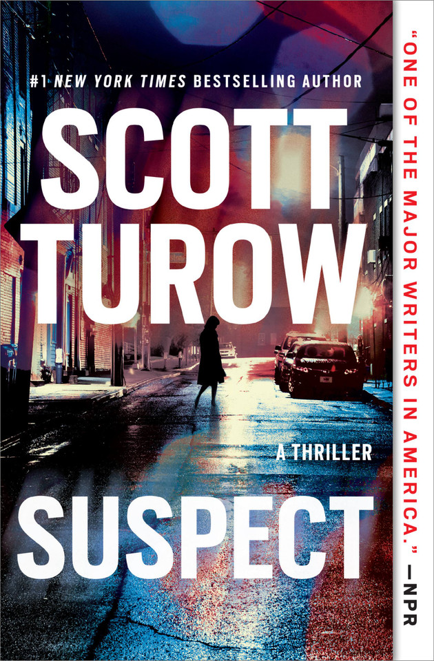 Suspect book cover by Scott Turow