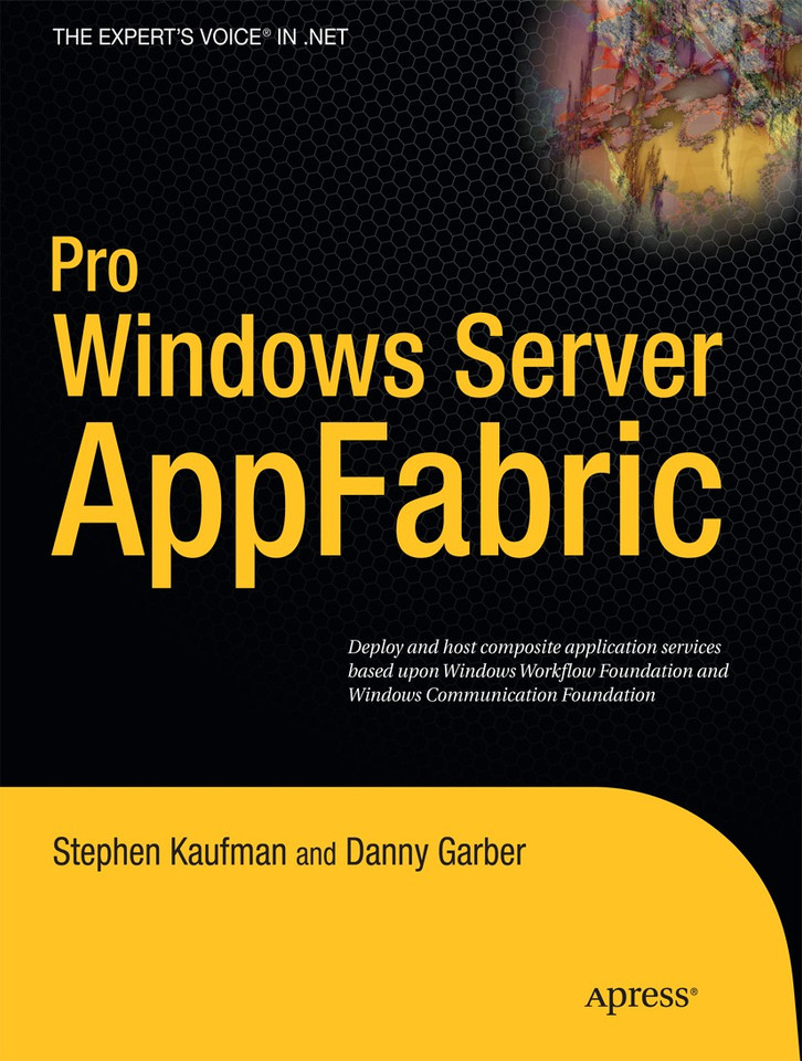 Pro Windows Server AppFabric book cover by Stephen Kaufman, Danny Garber
