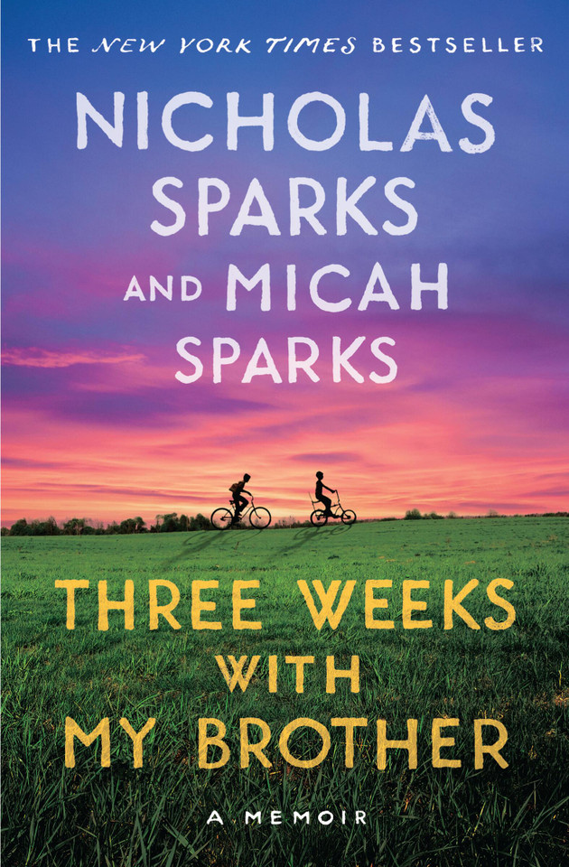 Three Weeks with My Brother book cover by Nicholas Sparks, Micah Sparks