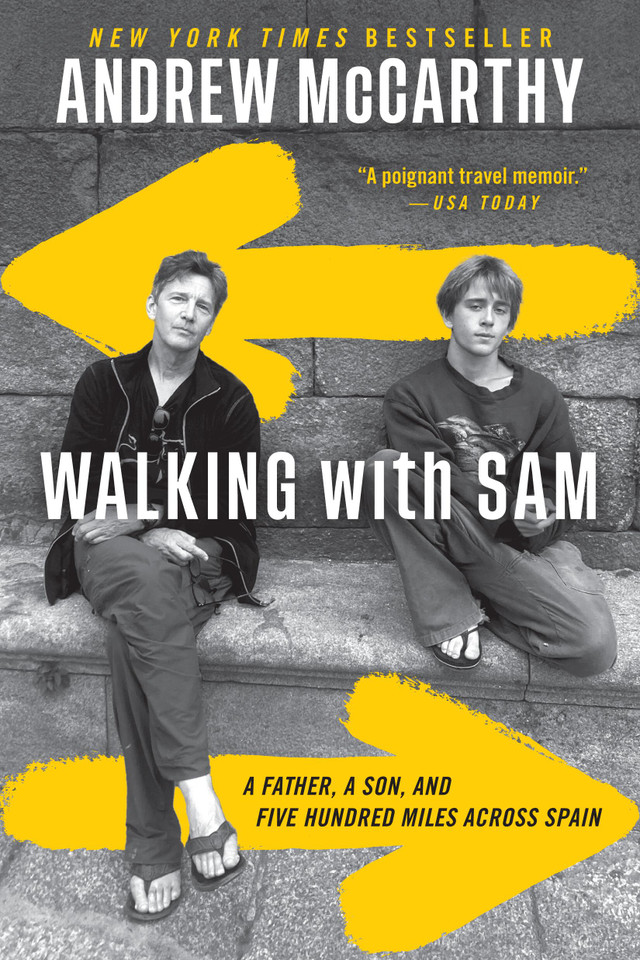 Walking with Sam: A Father, a Son, and Five Hundred Miles Across Spain book cover by Andrew McCarthy