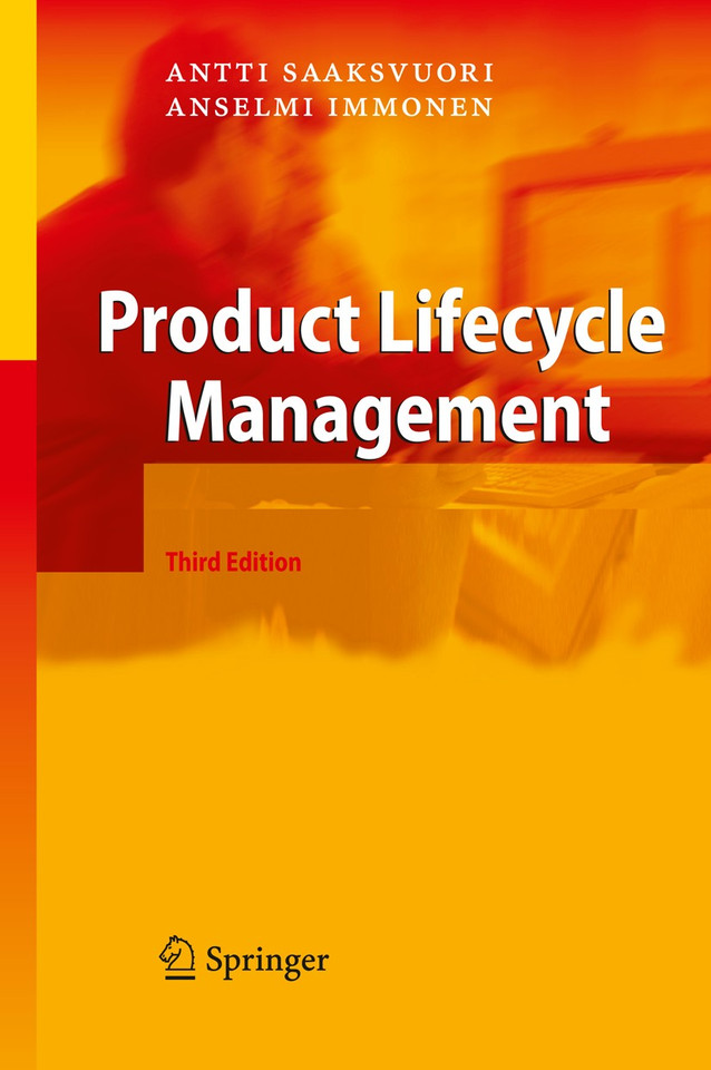 Product Lifecycle Management book cover by Antti Saaksvuori, Anselmi Immonen