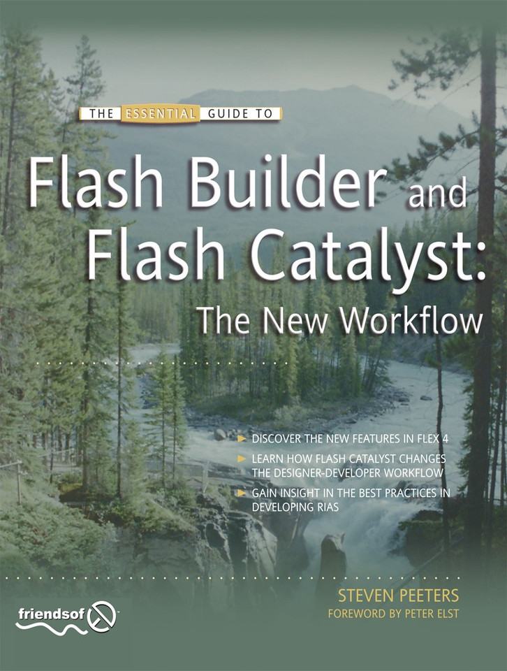 Flash Builder and Flash Catalyst: The New Workflow book cover by Steven Peeters