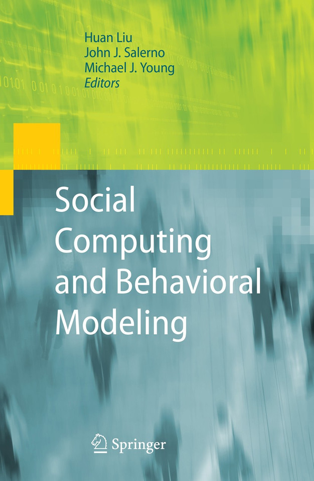 Social Computing and Behavioral Modeling book cover by 
